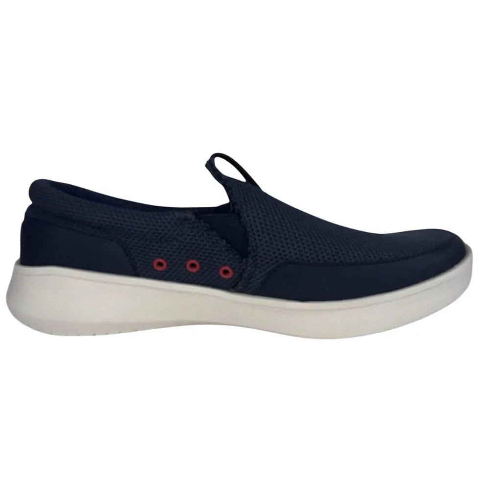 Columbia Mens Size 8 Nocturnal Blue Boatside Breathe PFG Boat Slip On Shoes New